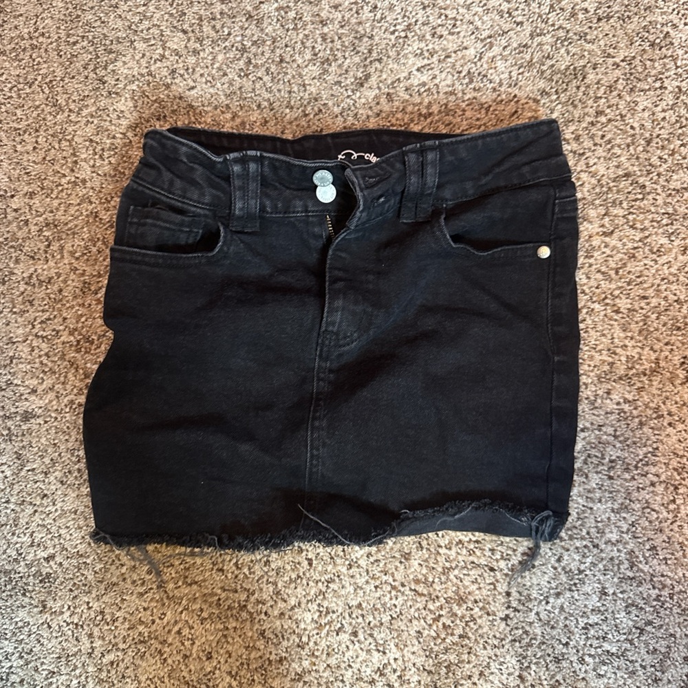 Art Class Black Mini Skirt